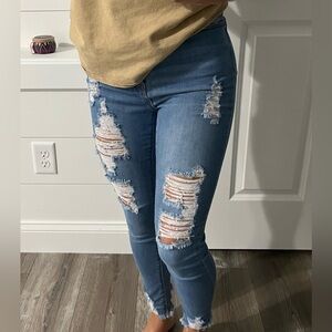 Ripped Fashion Nova denim jeans